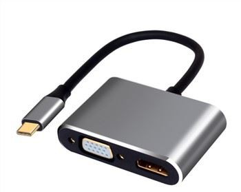 HUB de tip C 2 în 1